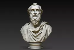 Ancient Philosopher Marble Bust Statue STL Print Model 3D print model