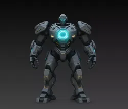 Axiom Core Juggernaut Mech STL Sci Fi Robot Model 3D print model