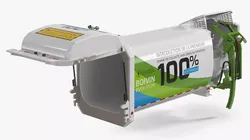 Boivin Evolution Electric Garbage Compactor Rigged 3D model