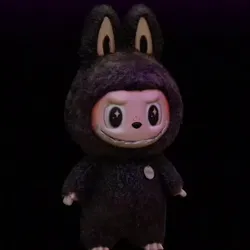 brown labubu Creature Chibi Figure – Stylized 3D Printable Toy