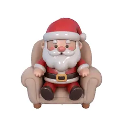 Cartoon Santa Claus Figure - Christmas Decoration