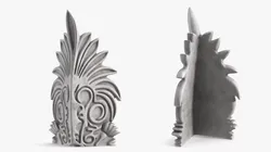 Classical Architectural Corner Acanthus Ornament 3D model