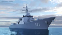 Combat Destroyer KDX III Batch II Aegis on Water 3D model