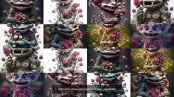 Cute and creepy gargoyle collection 3D Model Pack