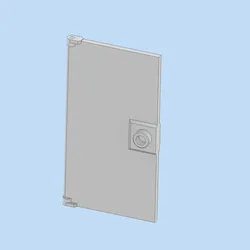 Door 1x4x6 with knob