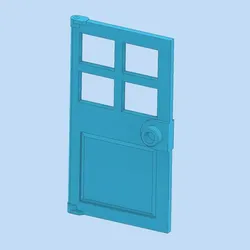 Door 1x4x6 with window Door with window