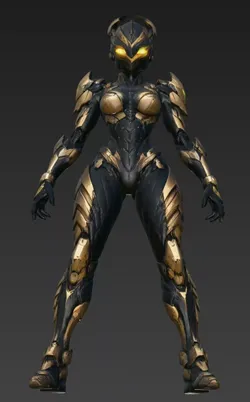 Female Scorpion Robot 3D model