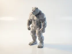 Fișiere pentru imprimante 3D | Fișier 3MF | Man Bear Creature Figurine Miscellaneous 3D Printable