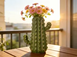 Florero de cactus - Modelo de impresión 3D gratuito