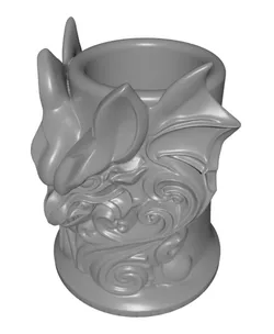 Golden Gargoyle Open Jar