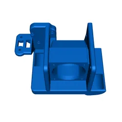 Gratis 3D Printer Parts STL indir - ender series micro swiss dual cooling shroud - Steve 2.3
