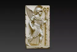 Hermes Winged Traveler Relief STL Messenger Wall Plaque 3D print model