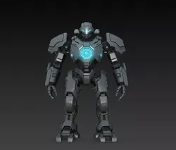 Hexcore Sentinel Mech STL Sci Fi Armored Robot Model 3D print model