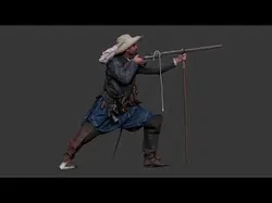 Historical figures 01 Pose02 3D print model