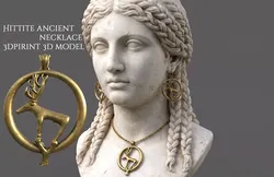 Hittite ancient necklace 3dpirint 3d model 3D print model