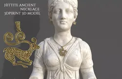 Hittite ancient necklace 3dpirint 3d model 3D print model