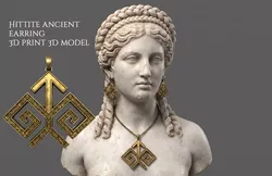 Hittite ancient necklace 3dpirint 3d model 3D print model
