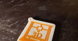 keychain with 3D printer