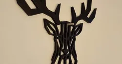 Large DEER Wall Art - split design