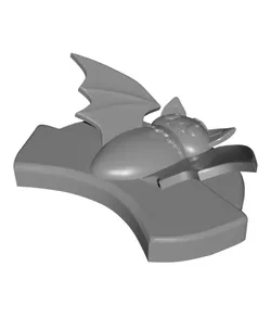 Magnetic Halloween Bat Hat For Modular Cow Sign