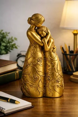 Mother And Child Love Sculpture 3D model