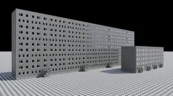 P2 Plattenbau - Modular East German Architecture Asset Pack 3D model