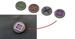 Playstation Clothes Buttons