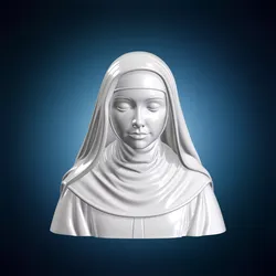 Saint Therese Bust 3D Print Model 3D print model