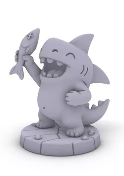 Shark Buddy Stylized Edition Hai Buddy 3D print model