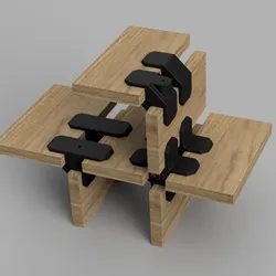 Shelving kit 18mm wood / multiplex