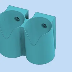 Silicone holder 2-fold Silicone holder