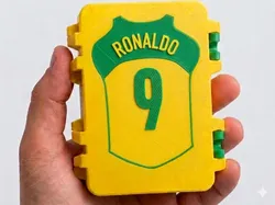 Soporte de Figuritas Copa Retro Ronaldo Fenómeno 2004 - Modelo de impresión 3D gratuito