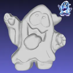 Super Eggy- Gogo's Crazy Bones 3D scan/sculpt