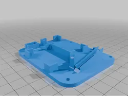 Support plate for electronic components of a swimming pool robot