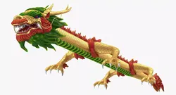 Traditional Chinese Dragon Rest Pose 3D model