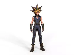 Yami Yugi Dark Duelist Figurine High Detail Anime Miniature 3D print model