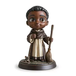 Chibi Saint Martin de Porres 3D Print Model 3D print model