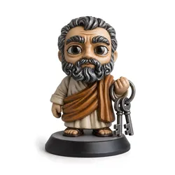 Chibi Saint Peter 3D Print Model 3D print model