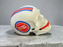 Detroit Pistons Skull - Free 3D Print Model