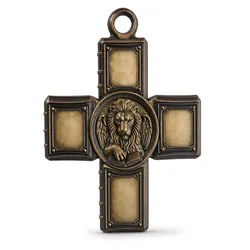 Gospel Book Cross Pendant 3D Print Model 3D print model