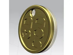 Moneta per Carrello della spesa (misura da 1 Euro) rev.2- Money for Shopping Cart - Shopping Trolley Coin (measure 1 Euro) rev.2