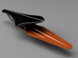 Saddle bike mudguard fender v5