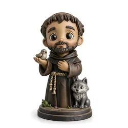Saint Francis of Assisi Chibi 3D Print Model 3D print model