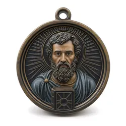 Saint Mark Halo Pendant 3D Print Model 3D print model