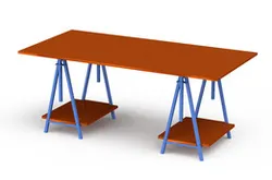 Sawhorse Work Table