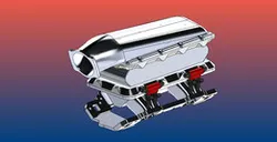 SBC 18 Degree Turbo Intake with intercooler