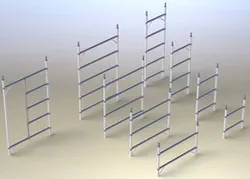SCAFFOLDING- FRAMES - 2" ALUMINIUM