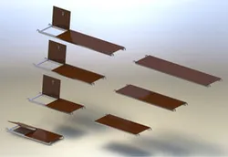 SCAFFOLDING- PLATFORMS - 2" ALUMINIUM
