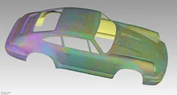 scan porsche 911 1/24 (carrosserie)