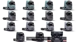 Volvo FH 2027 trucks 3D Model Pack